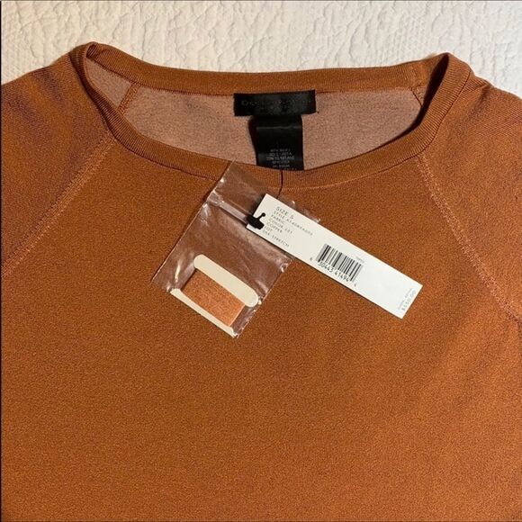 Authentic Donna Karan New York silk/stretch top. NWT. Small - Picture 3 of 8